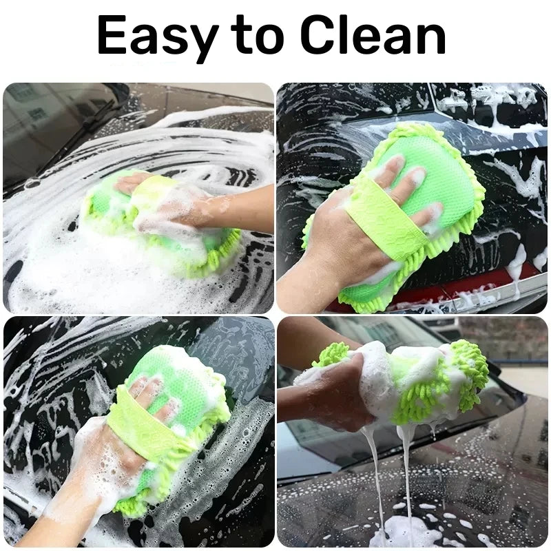 Gant de Lavage Microfibre Chenille — PODIO